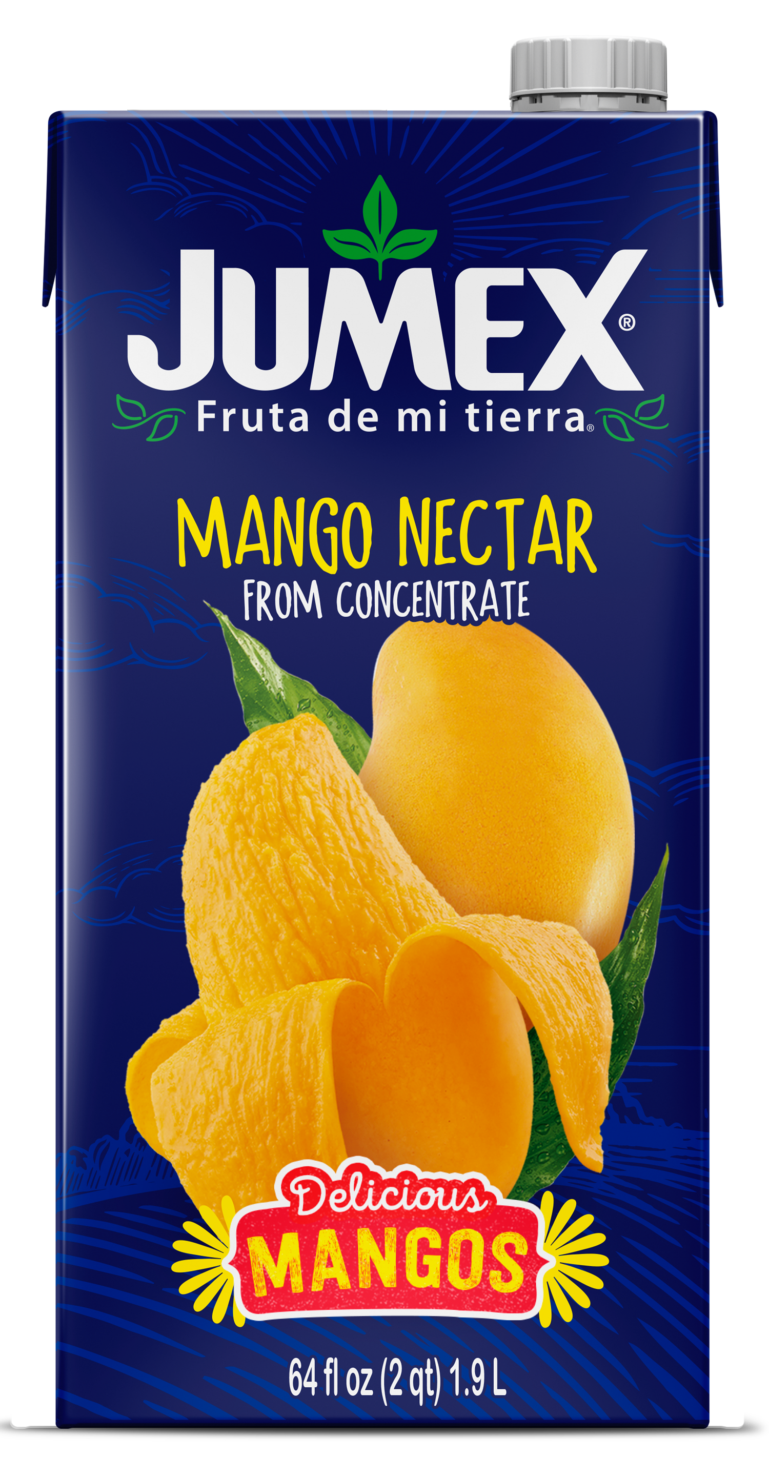 Jumex Peach Nectar 64 fl oz (1.9L) Tetra Pak - 8 pack